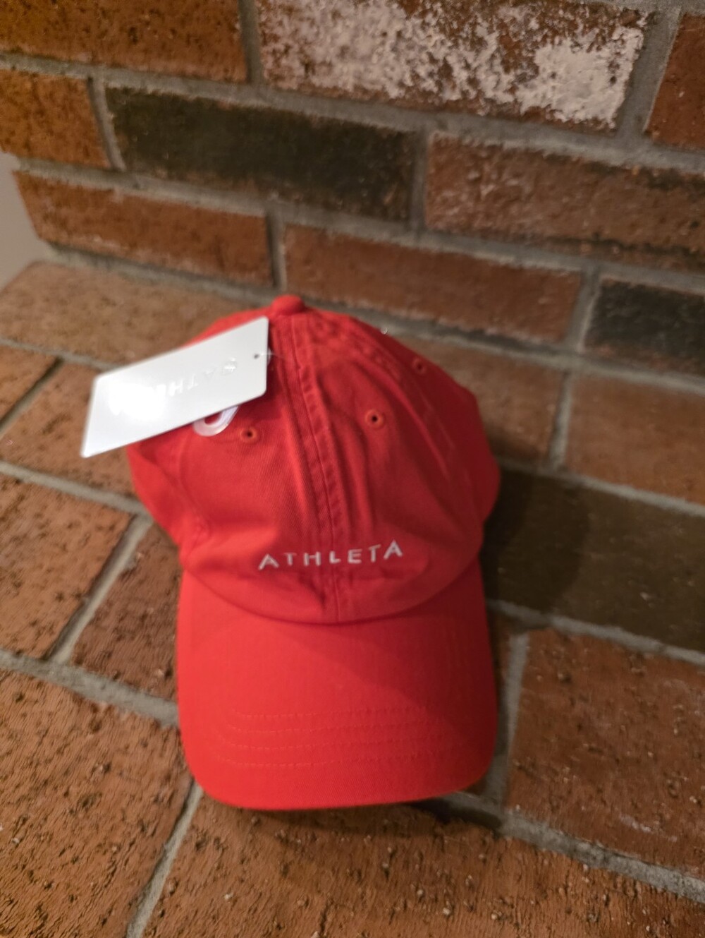 Athleta Nwt Red Baseball Cap